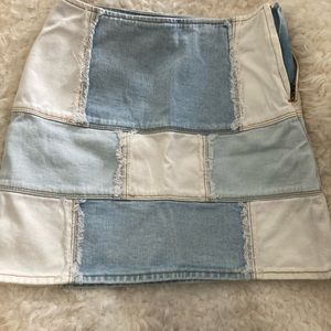 Denim mini skirt🤍💙